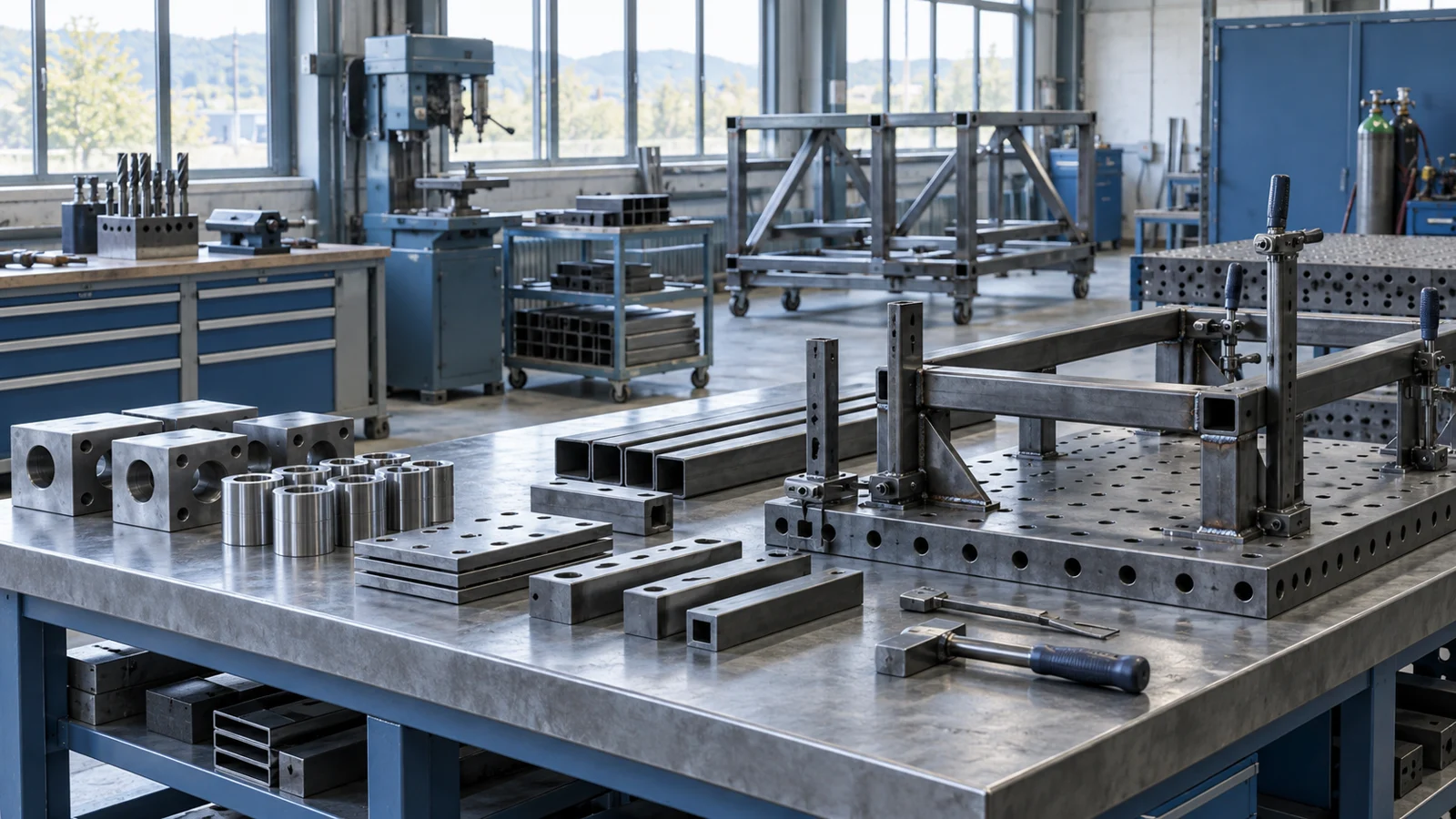 Illustratives Metallbau-Motiv – kein reales Kundenprojekt